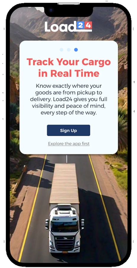 Load24 Cargo — track your cargo in real time